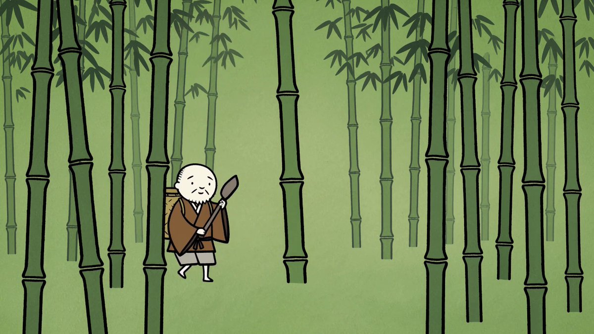 绘本风十五秒讲完竹取物语