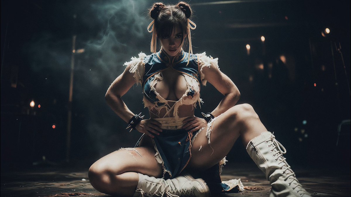 战后女武者从低头沉思到重新站稳
