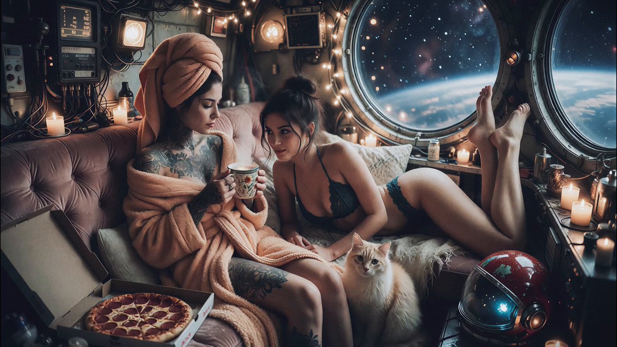 舷窗星海旁的暧昧对话