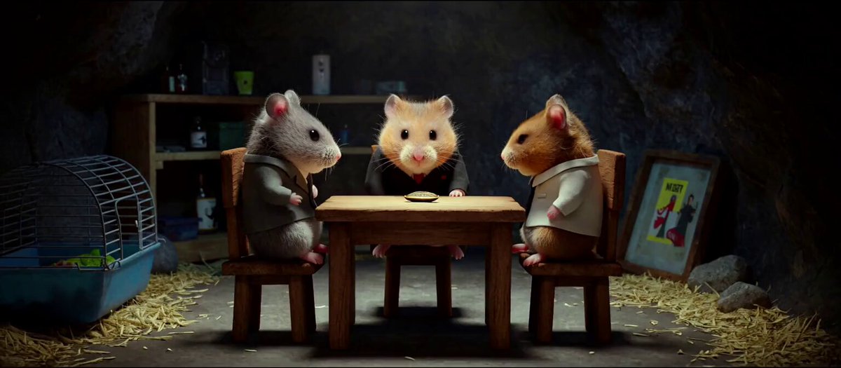 A Sunflower-Seed Dispute at the Hamsters' Table