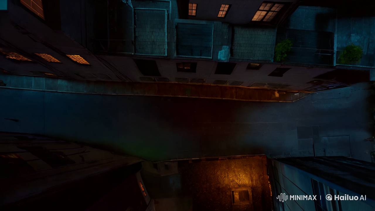 Alien Mural Comes Alive in Alleyway Cinematography