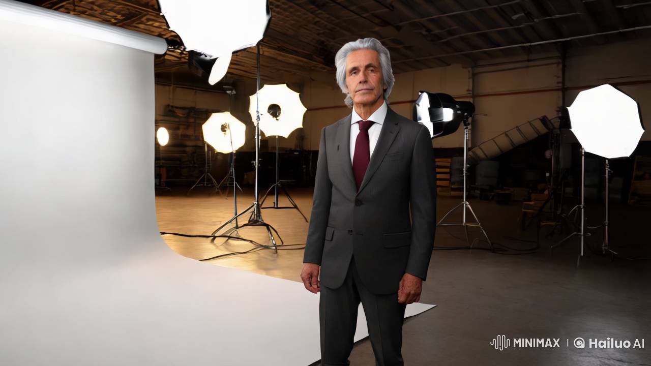 Studio Portrait: Sophisticated Lighting and Cinematic Close-Up