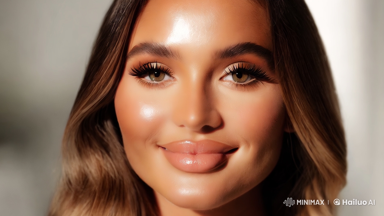 Ultra-HD Photorealistic Portrait of a Radiant Woman