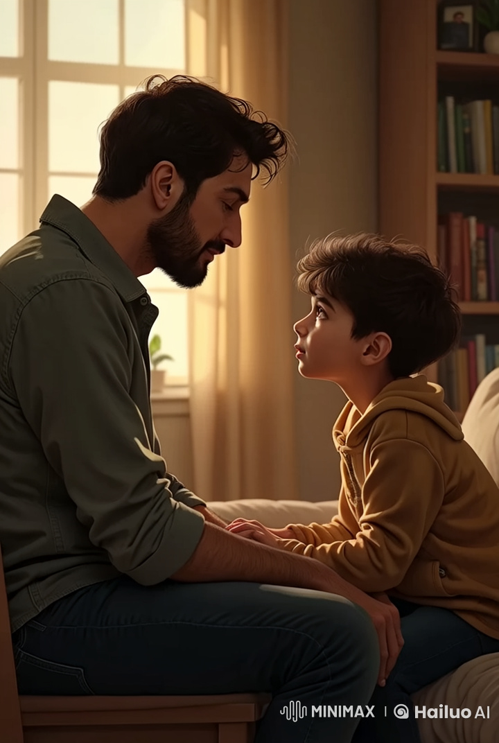 Father Prepares Son for Mother's Illness Through Story