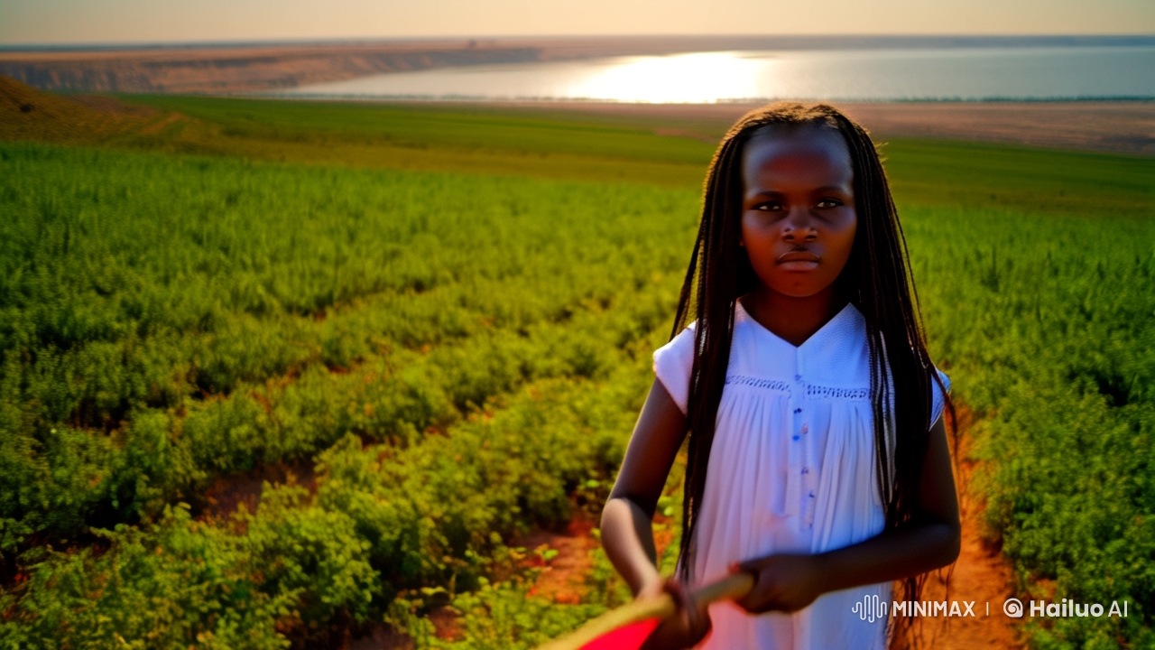 Sudanese Girl Embodies Hope Amidst Nile's Beauty