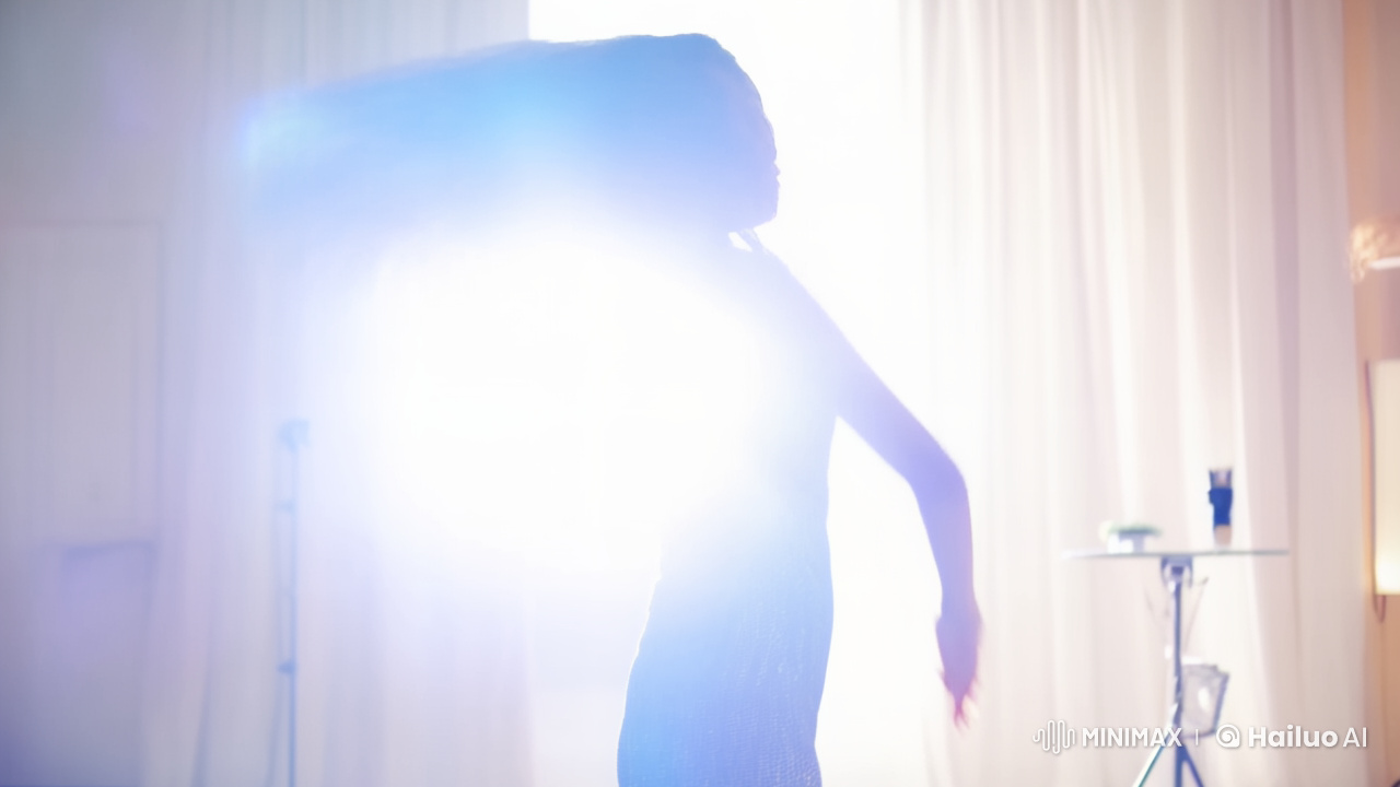 Dynamic Pose Sequence of a Woman in a Stylish Dress