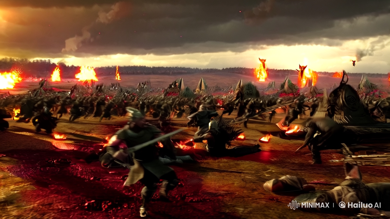 War-Torn Epic: Horde vs. Alliance at Dusk