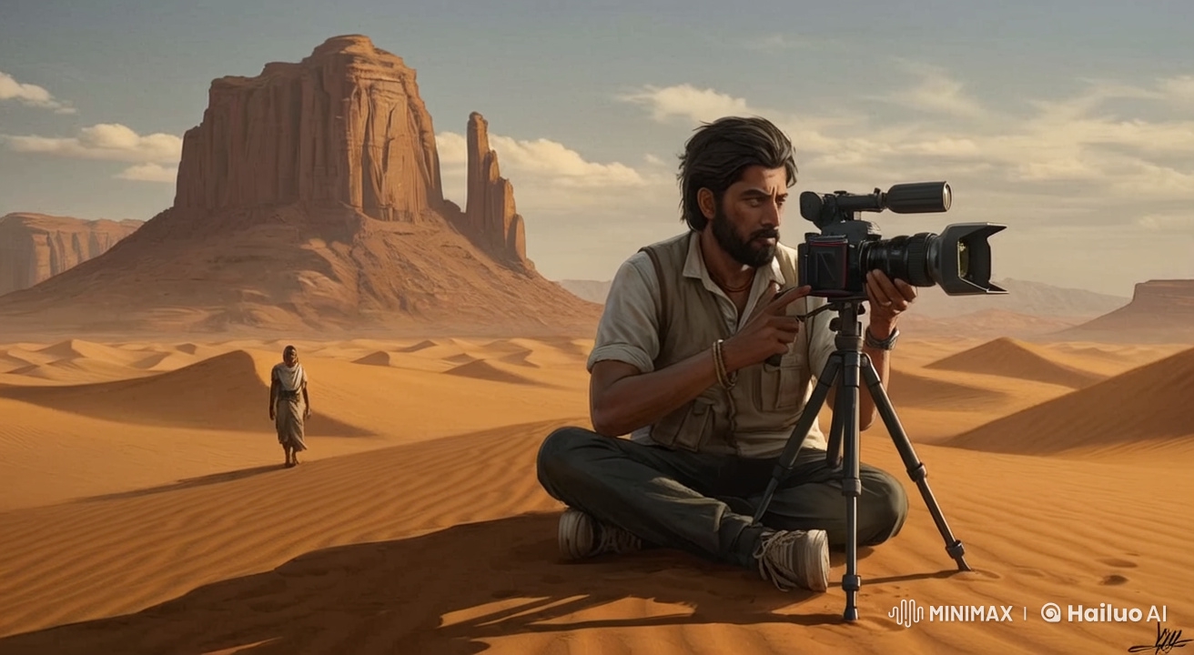Desert Encounter: Capturing Timeless Stories