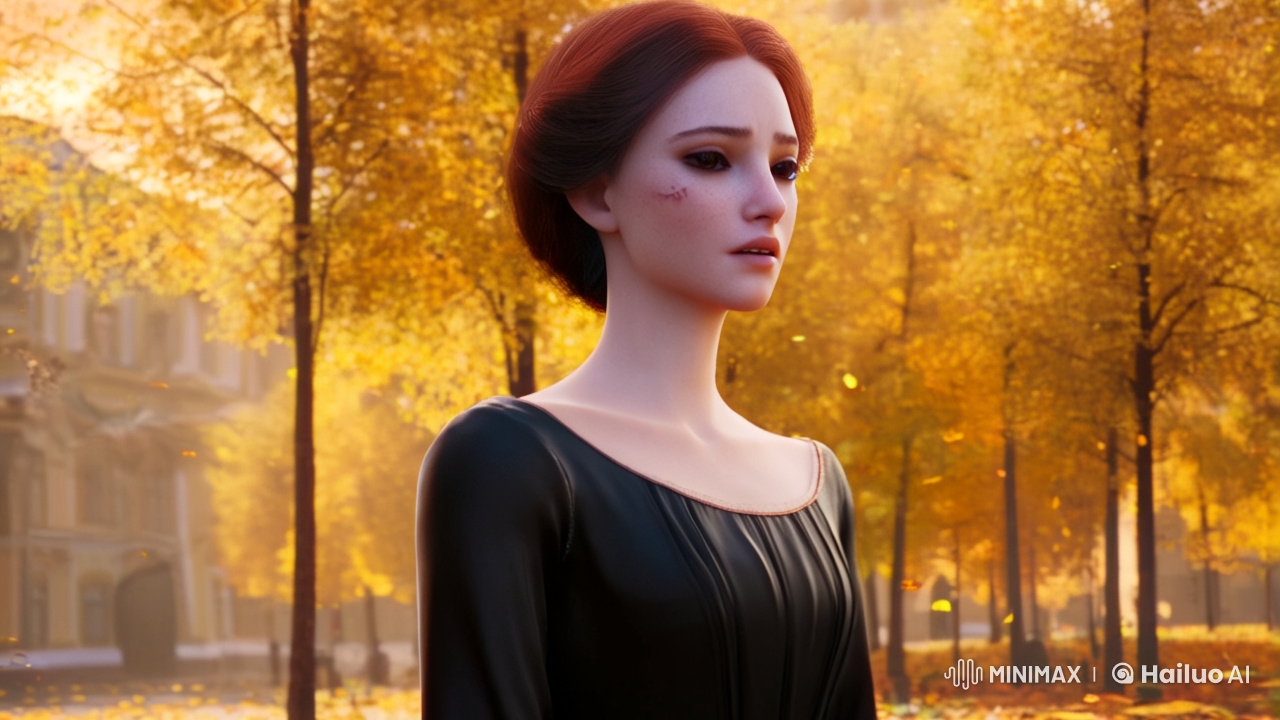 Aesthetic Beauty of a Mysterious Woman in 1860s St. Petersburg