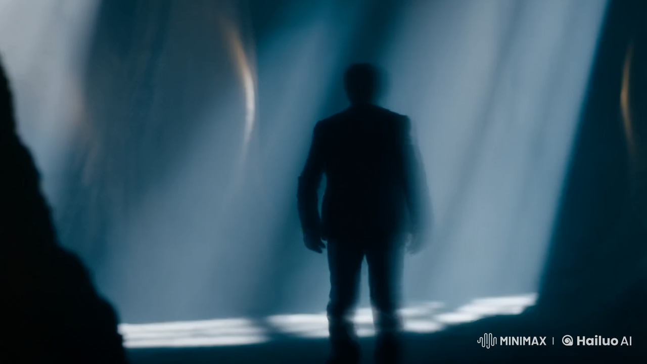 Mysterious Man Navigates Distorted Reality in Cinematic 4K Clip