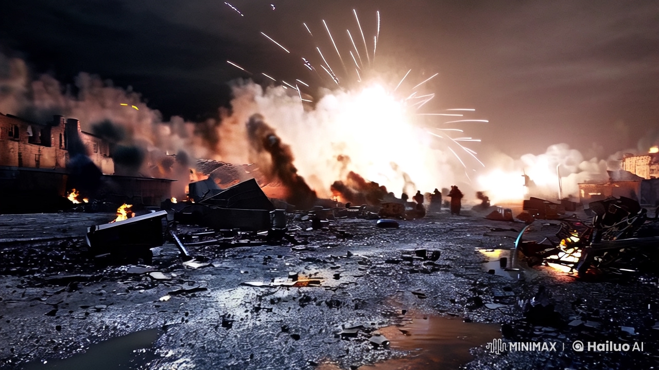Title: "Hyper Speed Battlefield: A Cinematic Journey Through Chaos"