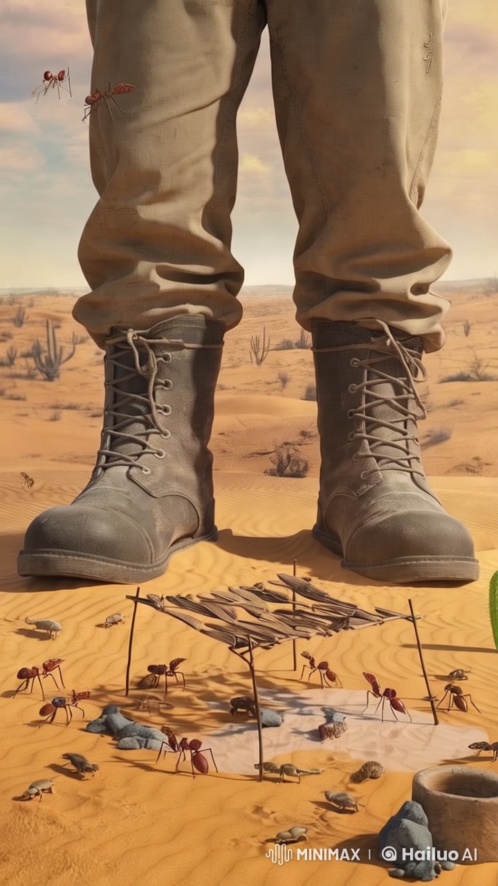 Desert Giants: Mini Ecosystem in Cinematic Detail