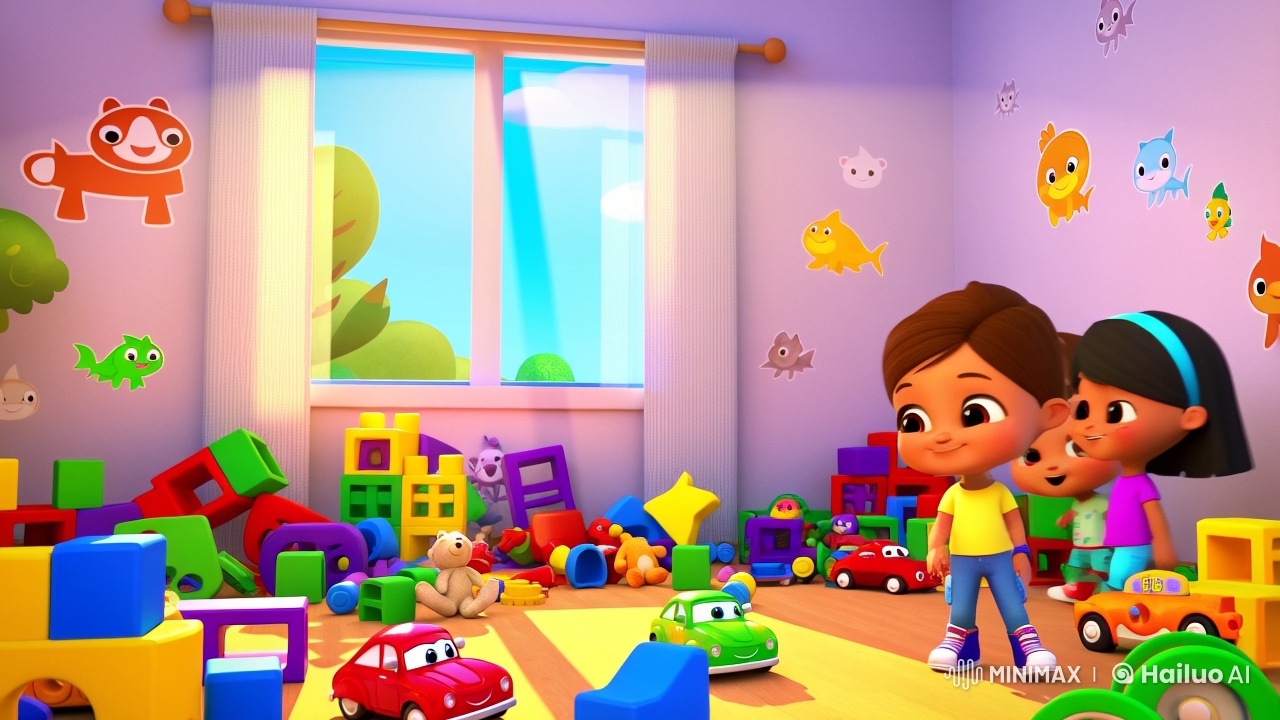 Children's Playroom Cleaning Song: Joyful Mess to Order