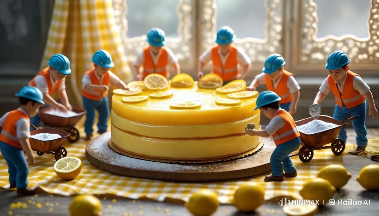 Tiny Workers Craft Whimsical Lemon Cake in Animated Short