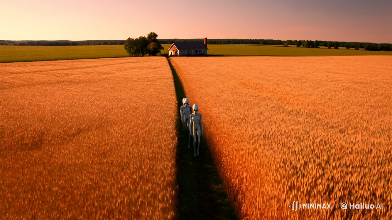 Aliens in the Cornfield: A Nebraska Evening Cinematic Vignette