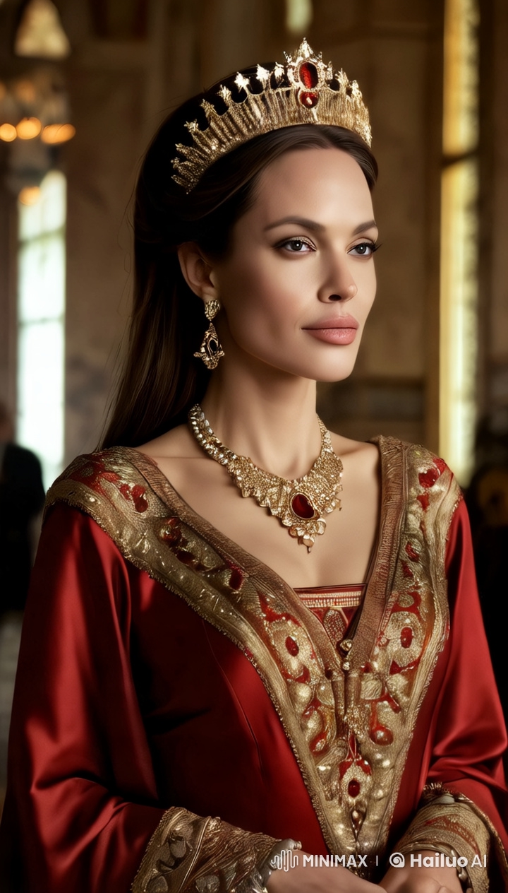 Angelina Jolie as Hürrem Sultan in Opulent Majesty