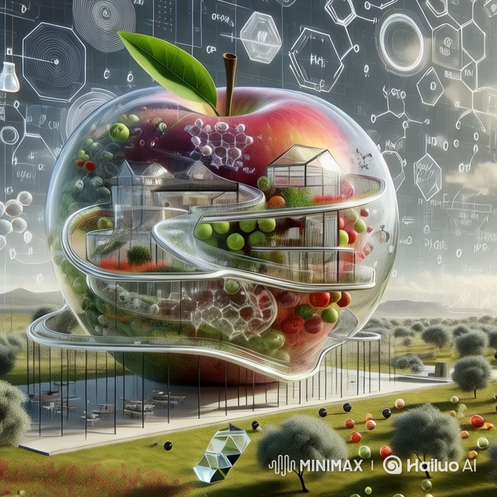 Dynamic Exploration of a Sci-Fi Apple Structure
