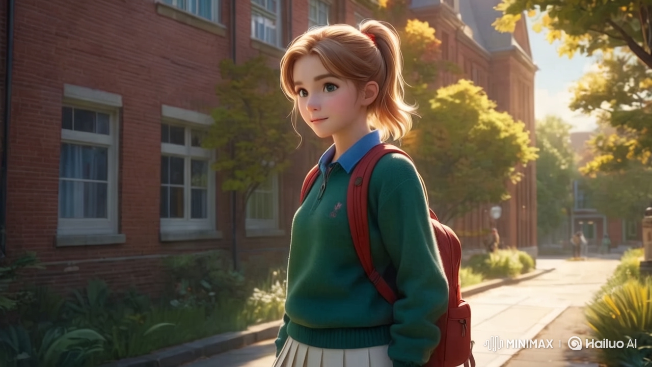 Morning at School: Shy Minni's First Steps