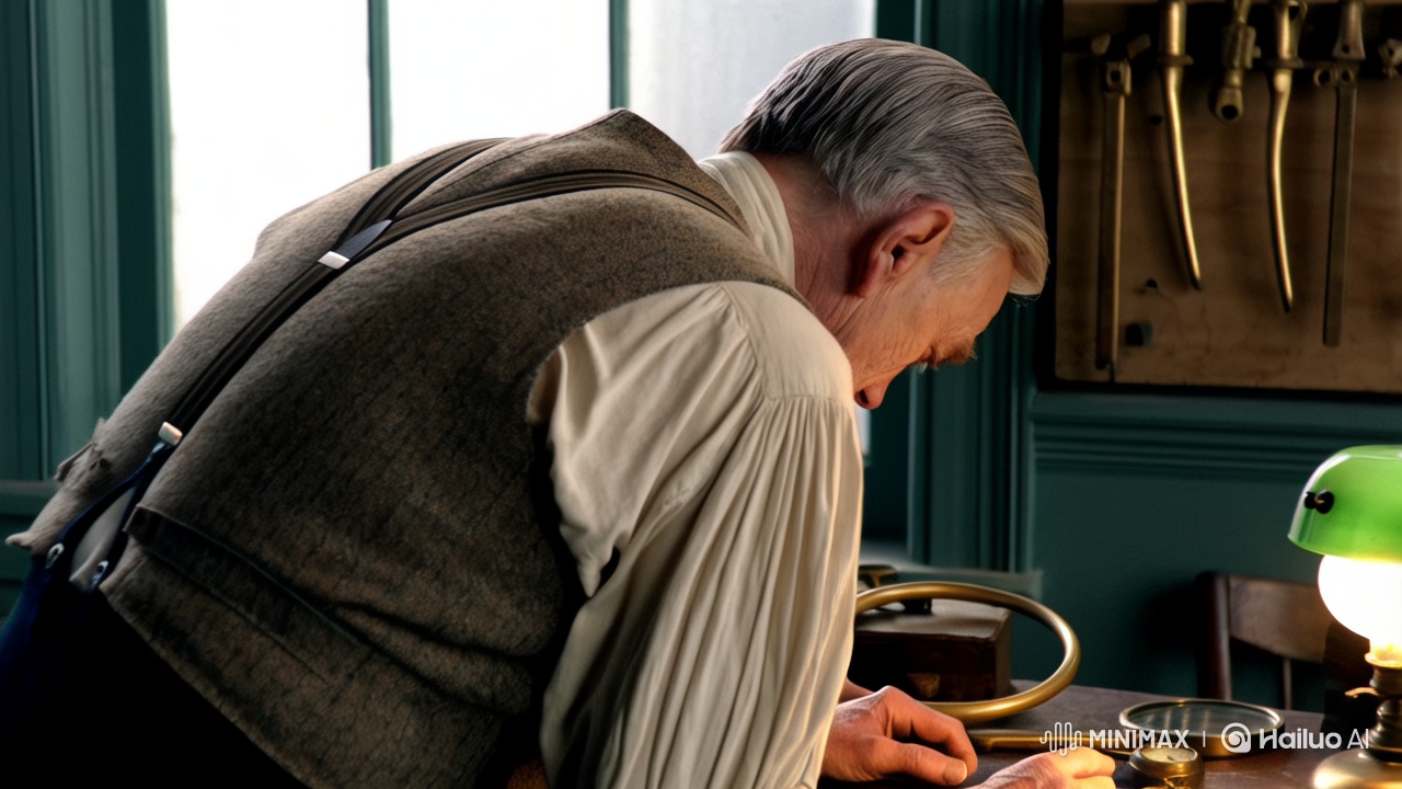 Intimate Anticipation: Cinematic Still of Elias Rowan