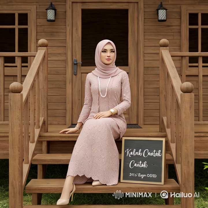 Woman's Graceful Walk and Pose in Elegant Pink Dress