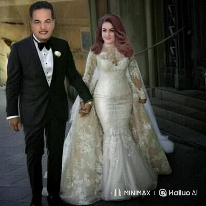Couple's Elegant Wedding Day in Large Yard