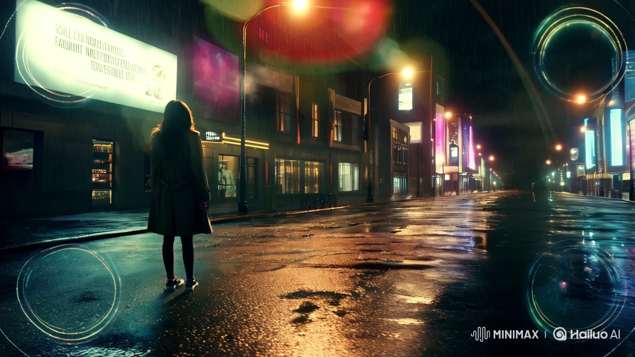 Stylized Sci-Fi Scene: Woman, Portal, and Futuristic Elements