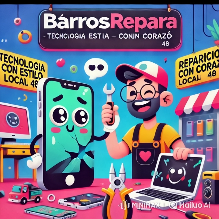 Creative Smartphone Repair Service Advert
