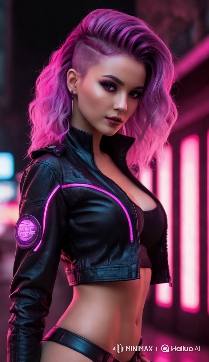 High-Fashion Urban Portrait with Edgy Aesthetics