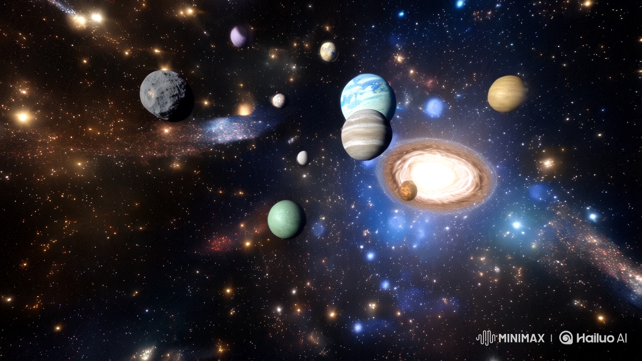 Cosmic Serenity: A 4K Journey Through Deep Space