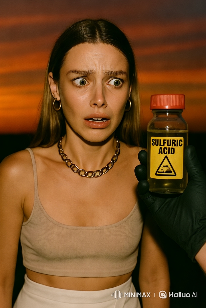 Polish Model in Dramatic Sunset Fashion Shoot with Acid Fear