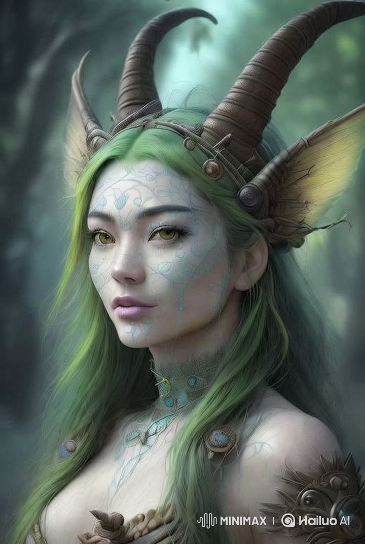 Goblin Punk Model: Fantasy Fashion Meets 90s Rebellion