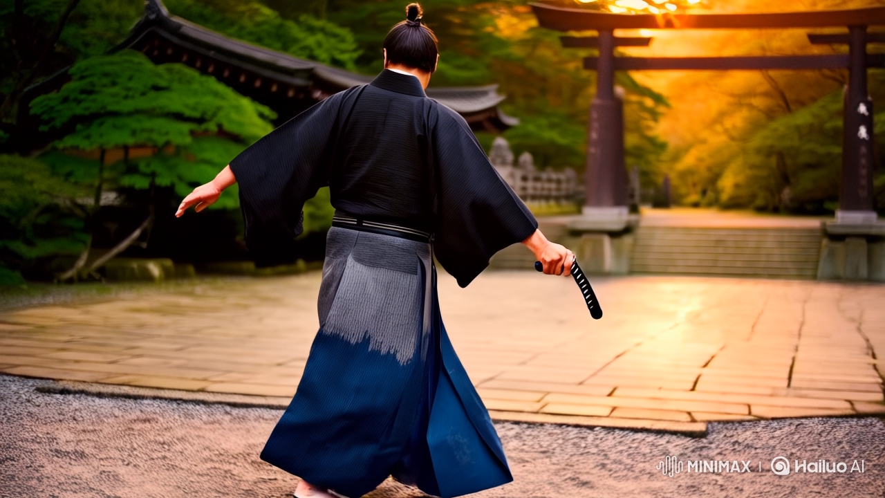 Forest Temple Combat: Cinematic Mastery with a Dramatic Sweep