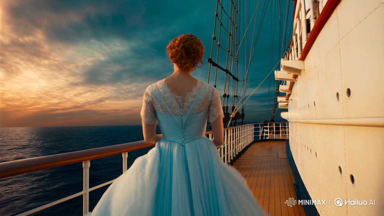 Titanic Sunset: A Cinematic Journey with Rose