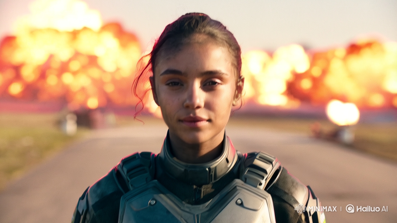 Steady Beauty Amidst Chaotic Combat Chaos