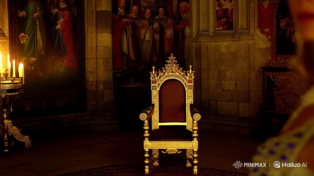 Mystery and Grandeur in Medieval Castle Panorama