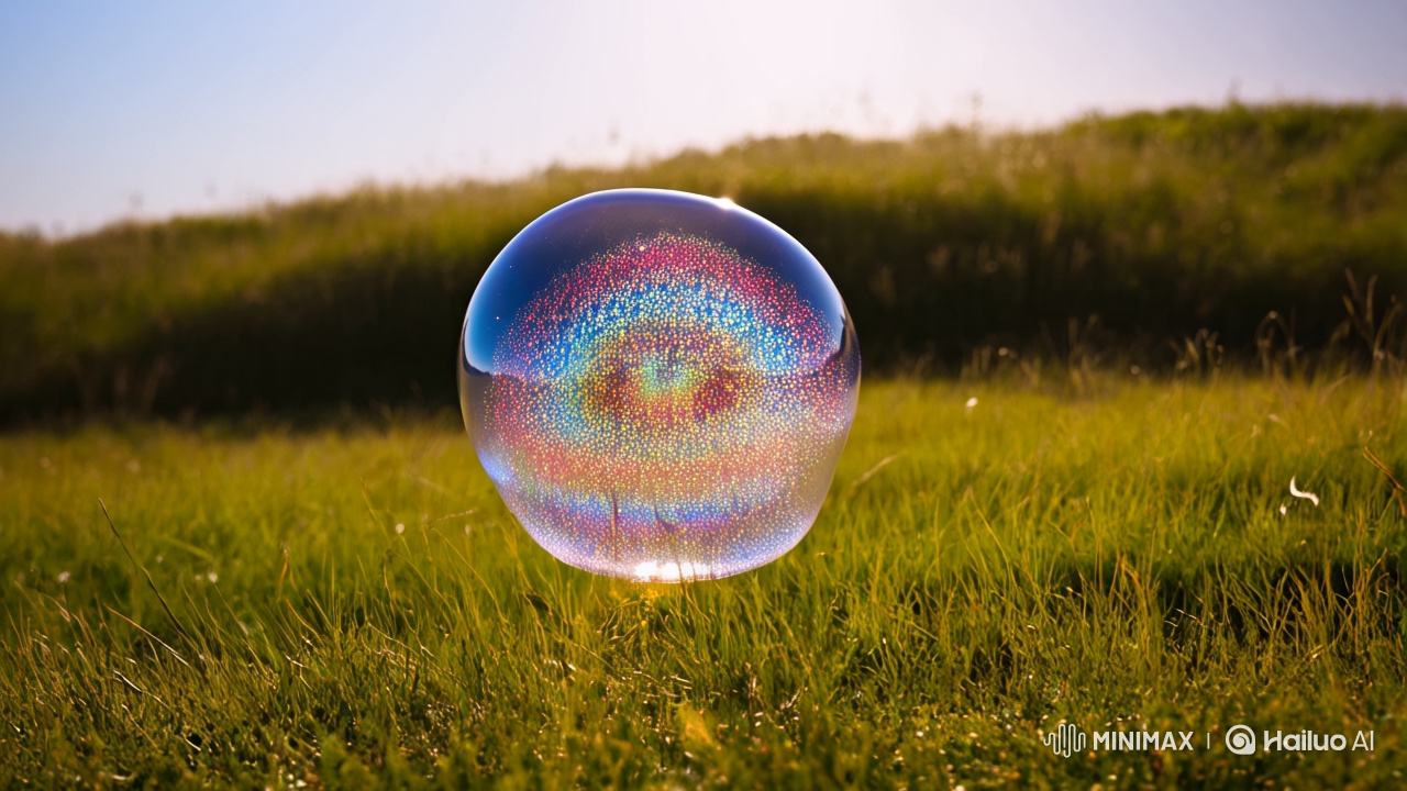 Hyper-Realistic Soap Bubble Explosion Captured in Slow Motion