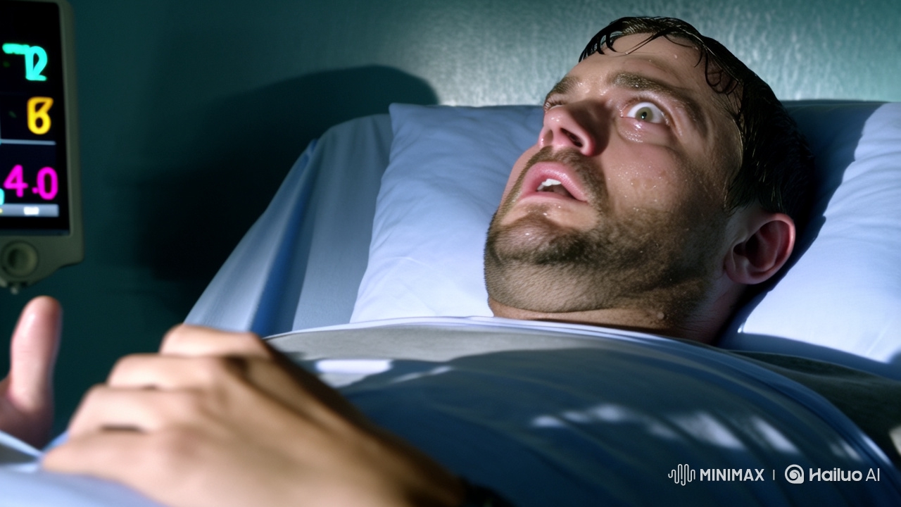 Man Paralyzed by Sleep in Haunting 4K Scene