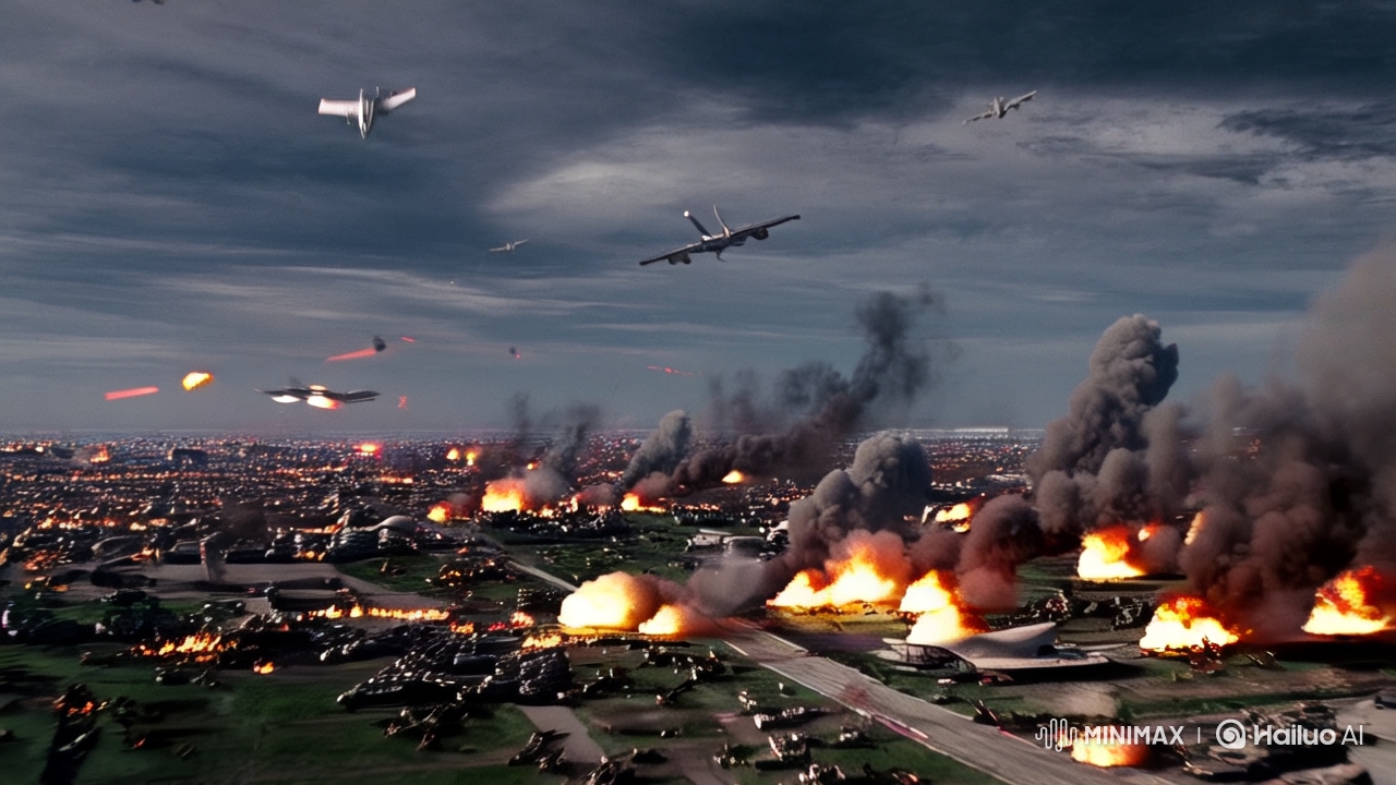 Modern War: Aerial View to Nuclear Apocalypse