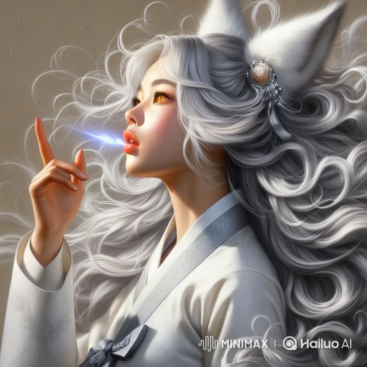 Magical Girl with Ethereal Beauty in Live2D Animation