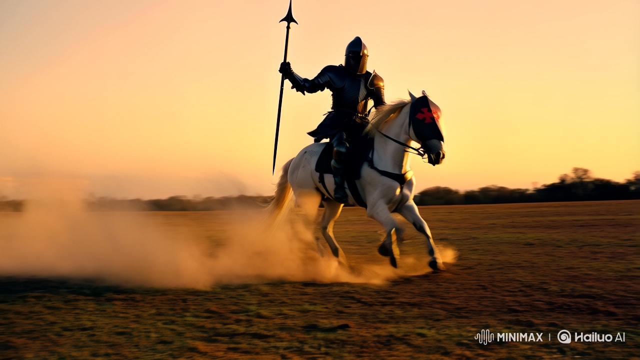 Knight and Horse: Epic 4K Medieval Chase