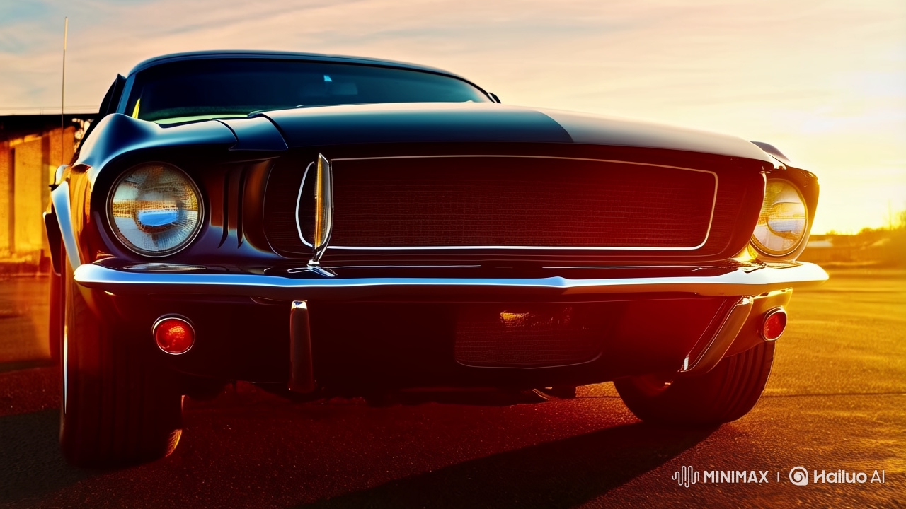 Golden Hour Shelby Mustang: A Cinematic Visual Tribute