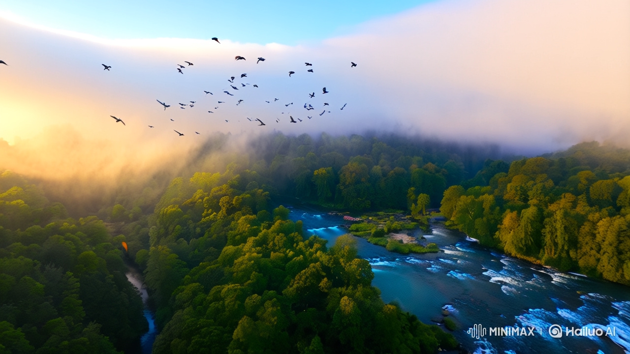 Cinematic Journey Through a Majestic Ancient Forest