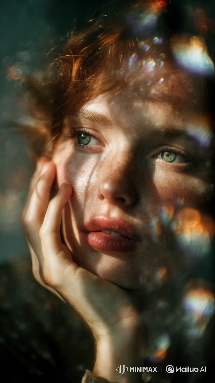 Dreamy Portrait of a Girl with Ethereal Lighting