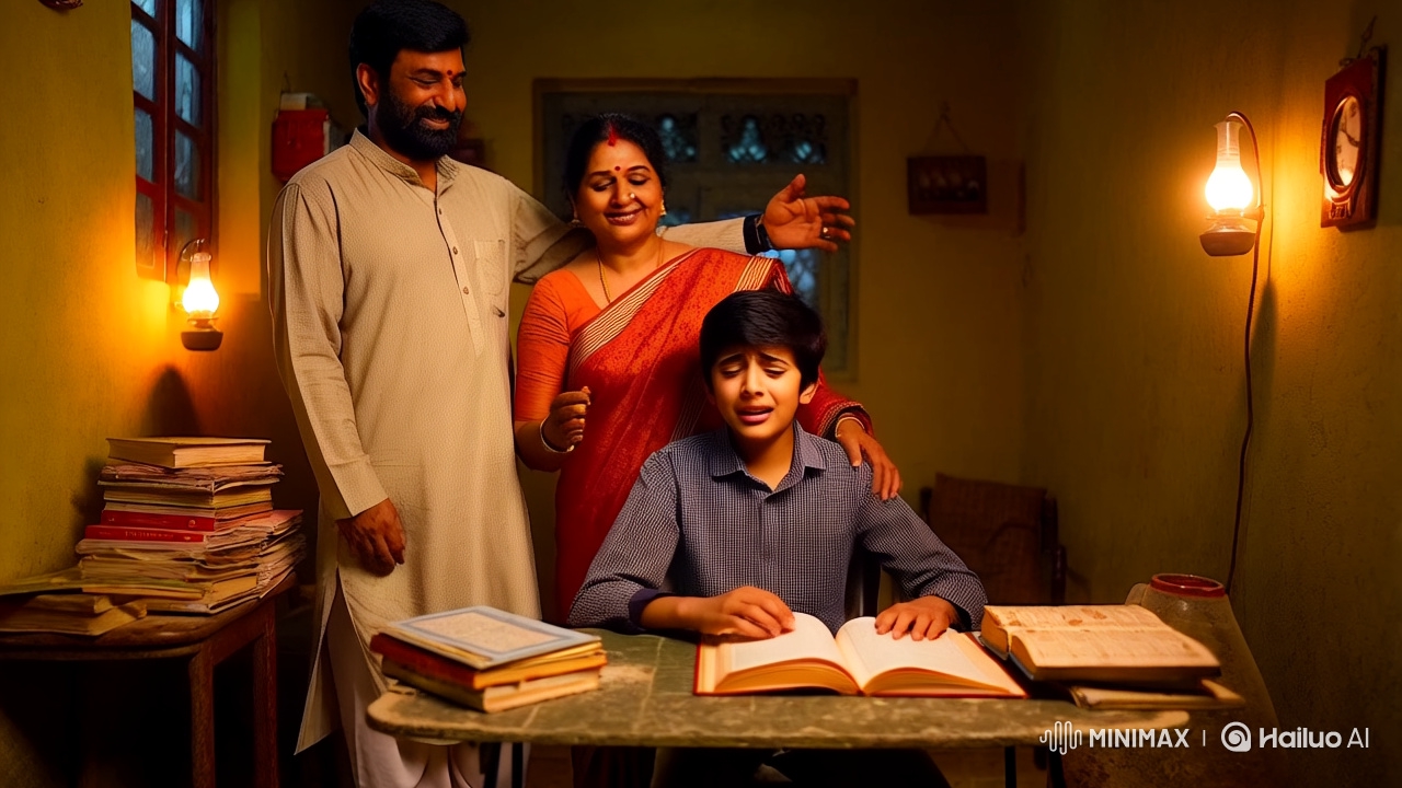 Indian Family Supports Son's IAS Exam Dream