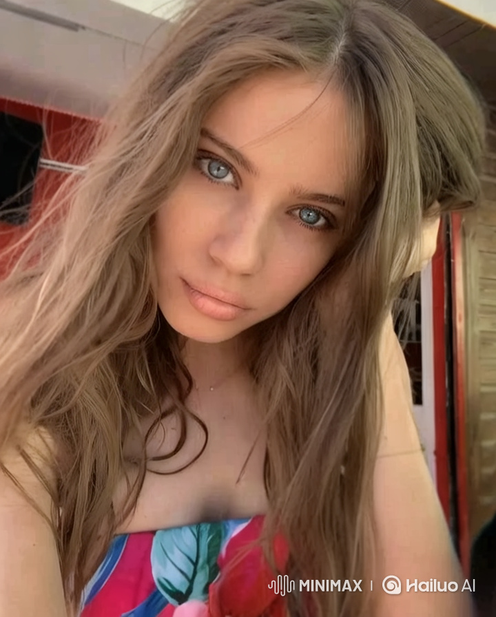 Intimate Portrait of a Woman in a Sunny Outdoor Setting