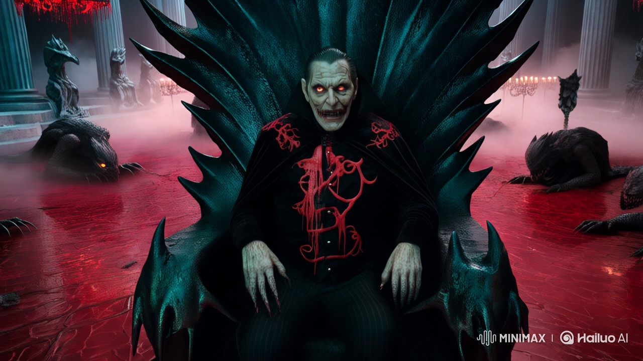 Dracula Commands: A Cinematic Gothic Horror Scene