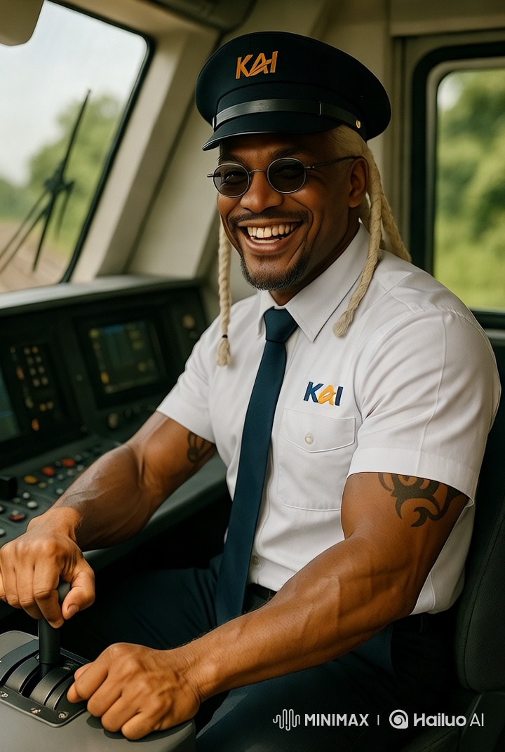 Heroic Train Conductor Embarks on Golden-Hour Journey
