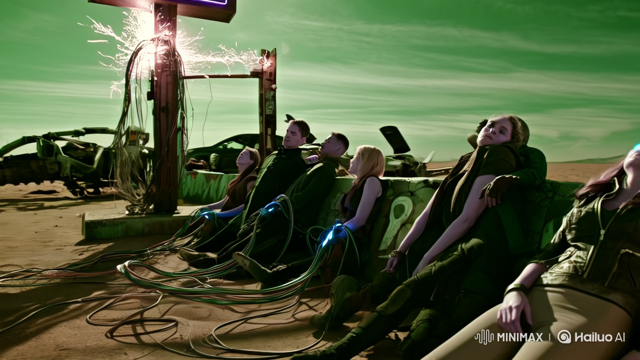 Post-Apocalyptic Wasteland with Stranded Humans