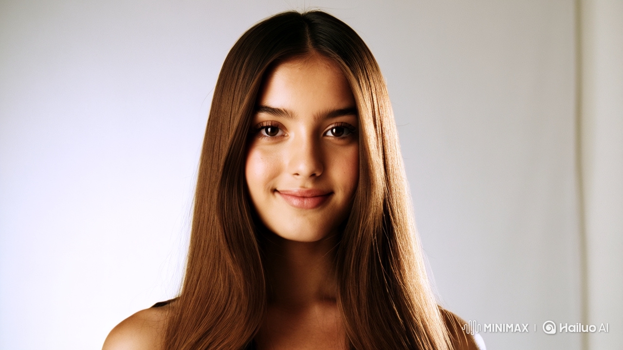 High-Fashion Photo Shoot: Elegant Model's Close-Up