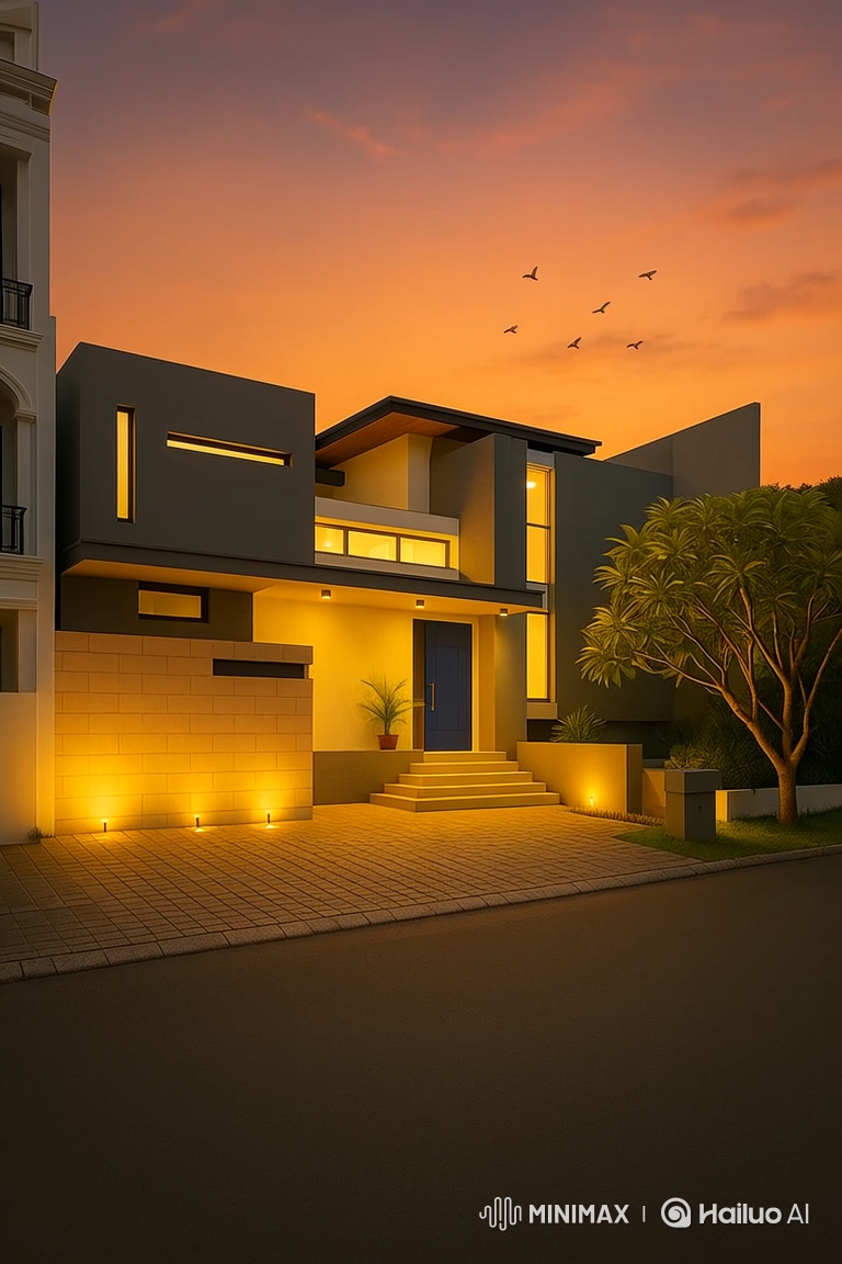 Golden Hour to Twilight: A Serene Home Reveal